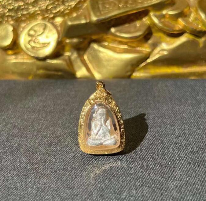 龙婆坤2536纯银必打佛